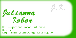 julianna kobor business card